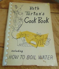 Beth Tartan's Cook Book including How to Boil Water Vtg 1981 3rd Ed.  197 pgs