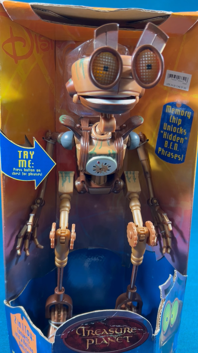 BEN BIO ELECTRONIC NAVIGATOR DELUXE TALKING ROBOT HASBRO 2002