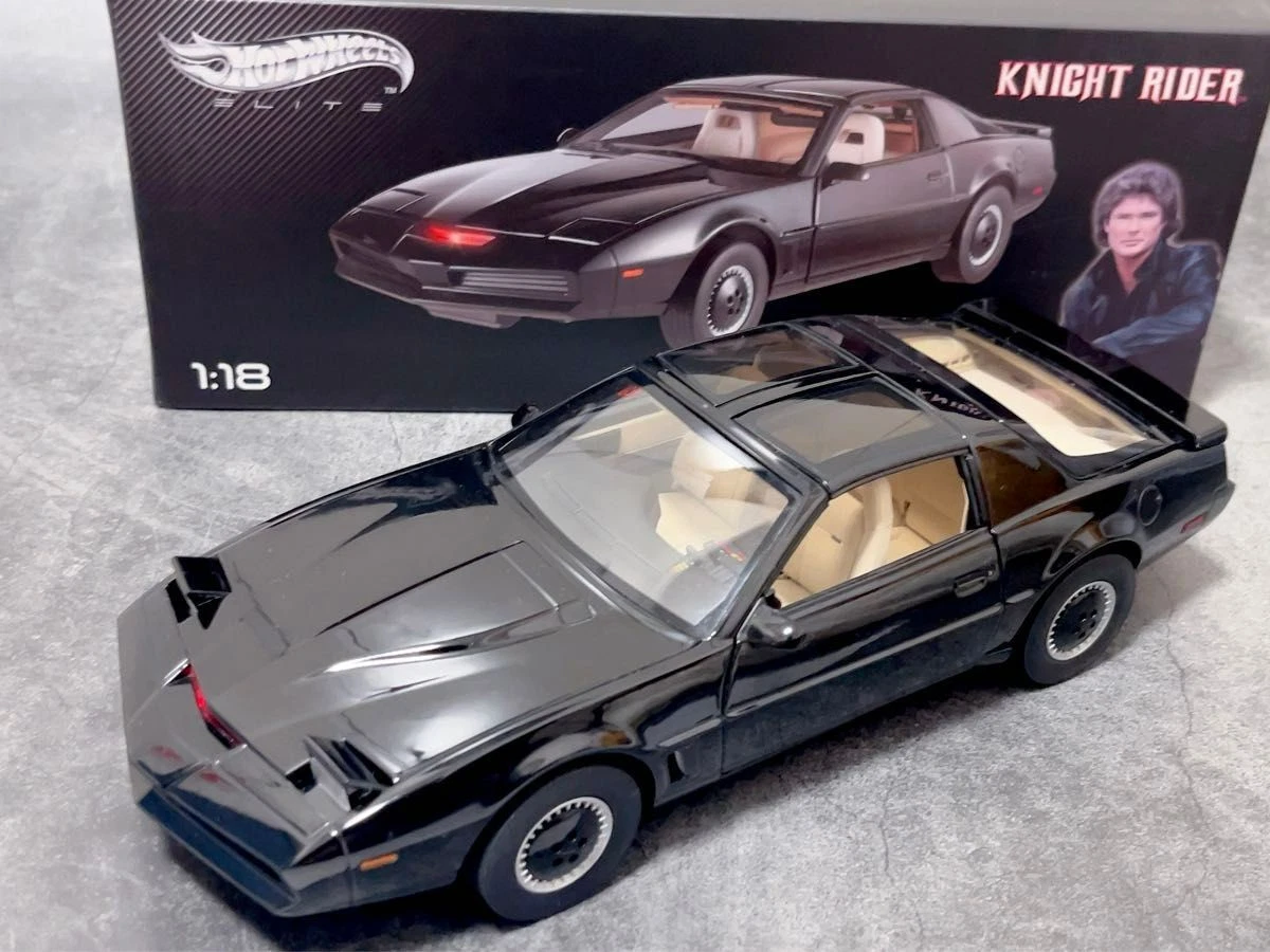 hotwheels elite knight rider K.I.T.T 開封済 Hot Wheels Elite Knight Rider 1:18 Scale Diecast Cars, Trucks
