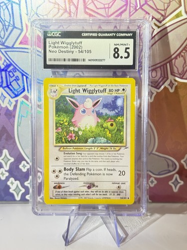 Light Wigglytuff (Unlimited) graded CGC 8.5 for sale on eBay
