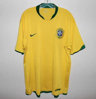 vintage Nike BRAZIL 2006-08 home football shirt XXL soccer jersey