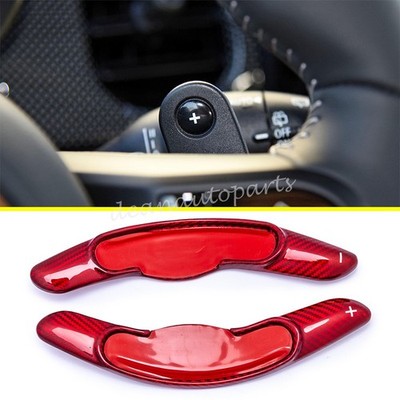 For Mini Cooper S SD JCW Clubman Red Carbon Fiber Steering Wheel Paddle Shifter