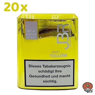 JBR Yellow Snuff Schnupftabak von Pöschl, 20x10g