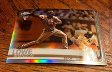 BRANDON LOWE 2019 Topps Chrome Sepia Refractor Rookie Card #151 Tampa Devil Rays. rookie card picture