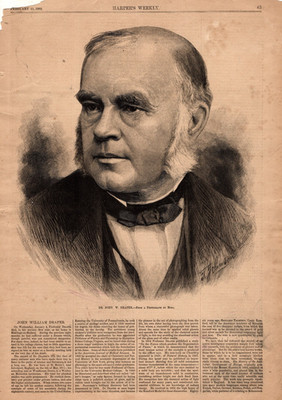 1882 Harpers Weekly February 11 - Dr. John W. Draper original print
