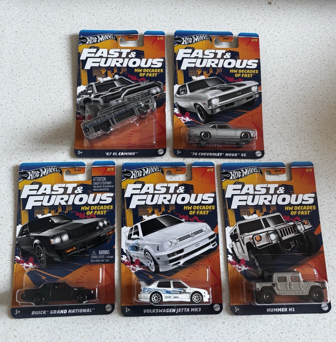 Las mejores ofertas en Plástico Hot Wheels Fast & Furious