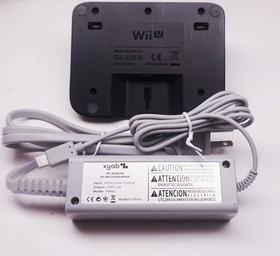 Nintendo Wii U Gamepad  OEM Charging Dock Stand + New AC Adapter Cable WUP-014