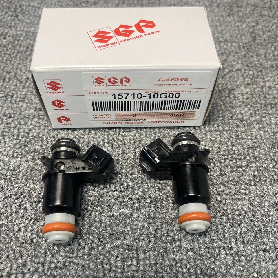 2Pcs Fuel Injector 15710-10G00 For Suzuki GSX-R1000 GSXR1000 2003 2004 2005 2006 - Image 2 of 4