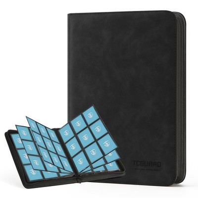 TCGUARD Trading Card Binder, 9 Side Loading Pocket Card Album Hold Up to 540 ...