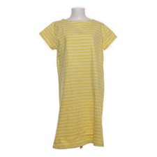 Danefae, Kleid, Größe: 2XL, Gelb/Weiß, Baumwolle, Streifen, Damen #Zr0