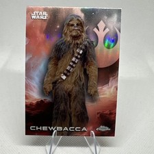 2025 Topps Chrome Star Wars Chewbacca Refractor 23