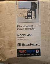 vintage bell howell movie projector 458