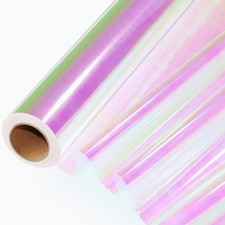 Iridescent Cellophane Wrap Roll Extra Wide Gift Baskets Plastic 82ft x 17in