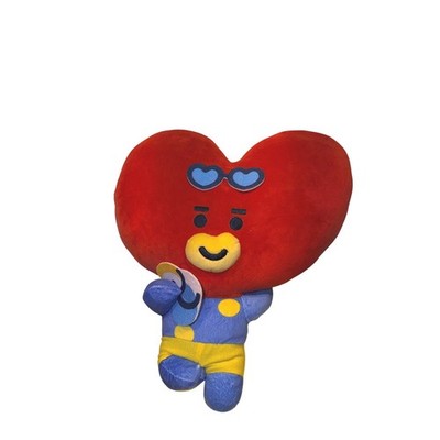 NEW BT21 Bon Voyage Tata 15in Plush BTS Line Friends V Character Heart 15''