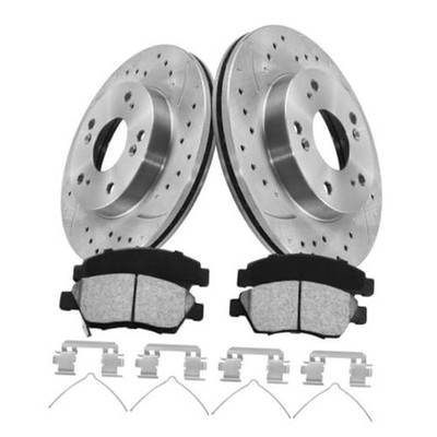 Front Rotors Kit Compatible With 2006-2011 Front 2004-2011 Civic Anti-rust Oil