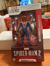 Marvel Legends Spider-Man 2 Gamerverse Miles Morales Upgraded Suit Spider-Man