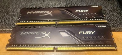 HyperX Fury RAM PC4-19200 DDR4 2400MHZ 16GB (1x16GB) HX424C15FB/16 FREE SHIP