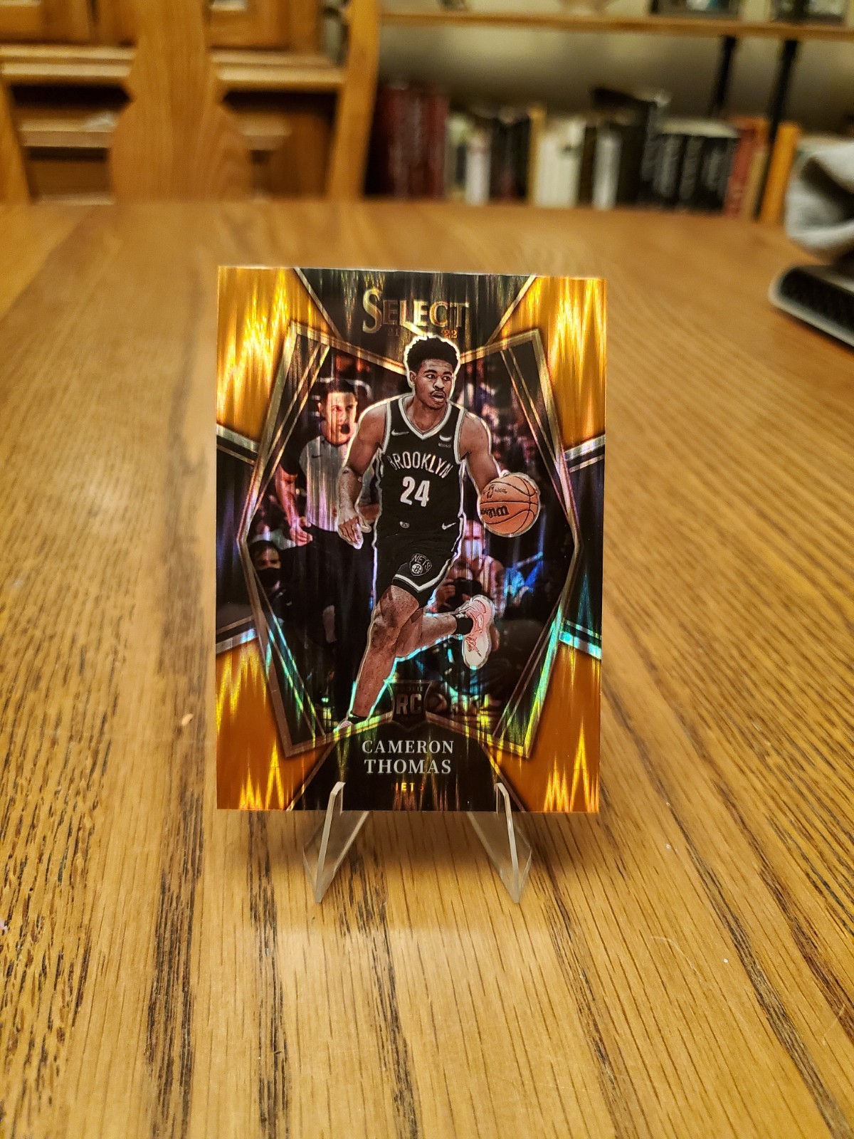 2021-22 Panini Select - Cameron Thomas #126 Orange Flash Prizm (RC)