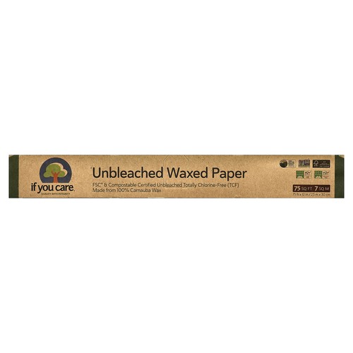 Unbleached Waxed Paper, 75 sq ft (75 ft x 12 in)