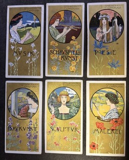 Artist JOHANNA HIPP: Set of Victorian Stollwerck Chocolate Cards (1899)