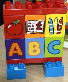 Lego DUPLO My First Bus #10603 ABC's School Bus Retired 2015 Complete Set w/box