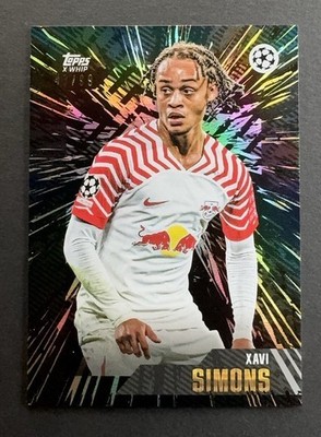 2023-24 Topps Gold Whip Xavi Simons Black /99 Netherlands RB Leipzig