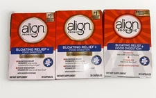 Align Probiotic Bloating Relief 28 CT EXP 2026+ Lot Of 3