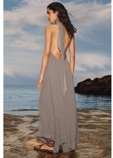 Zara New Limited Edition Striped halter dress Size M