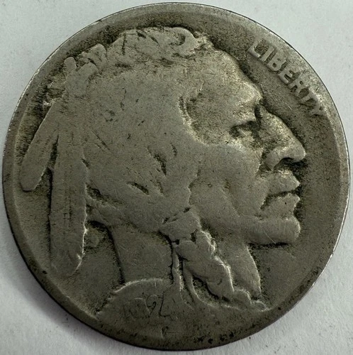 1924 D Buffalo Nickel Exact Coin Imaged #BF819