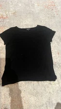 A.P.C RUE MADAME PARIS black top size XS 100%cotton short sleeve