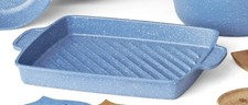 Pioneer Woman ~ RIVERSIDE BLUE Speckle ~ GRIL...