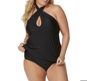 macys plus swim