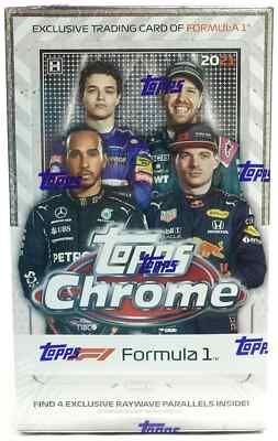 2021 Topps Chrome F1 Formula 1 Racing Hobby Lite Box English Factory Sealed
