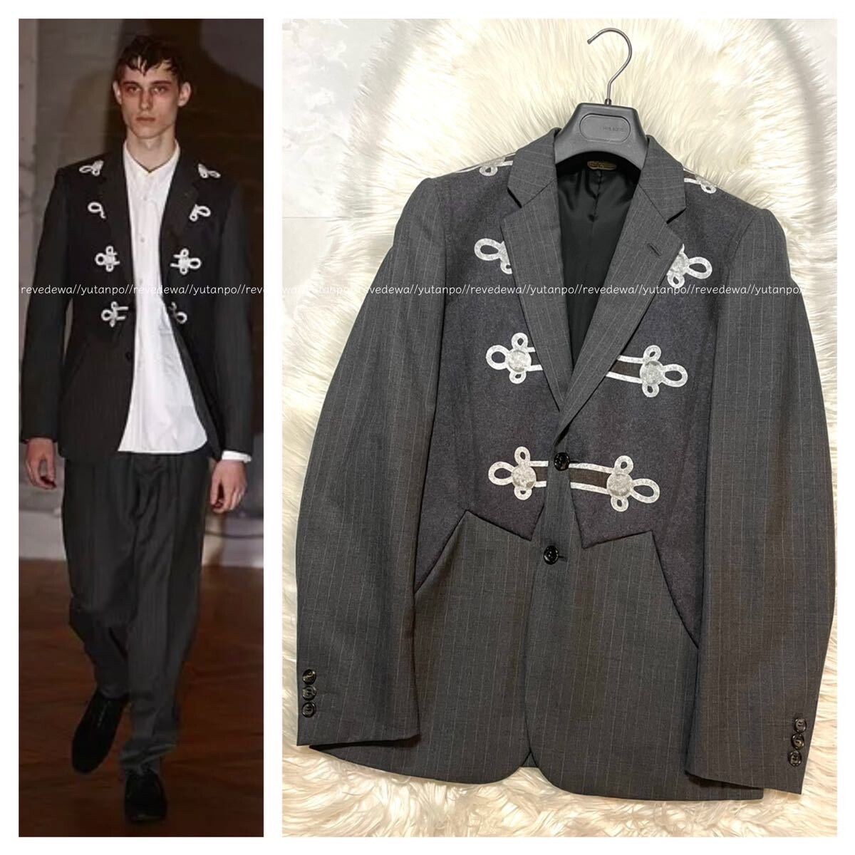 90's COMME des GARCONS HOMMEのネップミックスニッ 90's COMME des