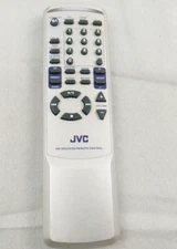 JVC RM-SRCEX30A Remote Control Good Condition Working Tested Clean Silver
