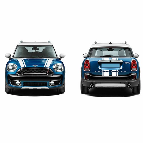 For 2016-2022 Mini Cooper Clubman F54 Hood Stripes Rear Graphics Decal Stickers - Afbeelding 1 van 12