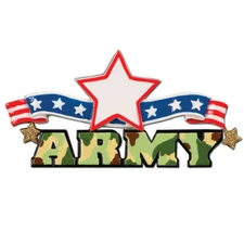 Army Military Personalized Christmas Tree Ornament