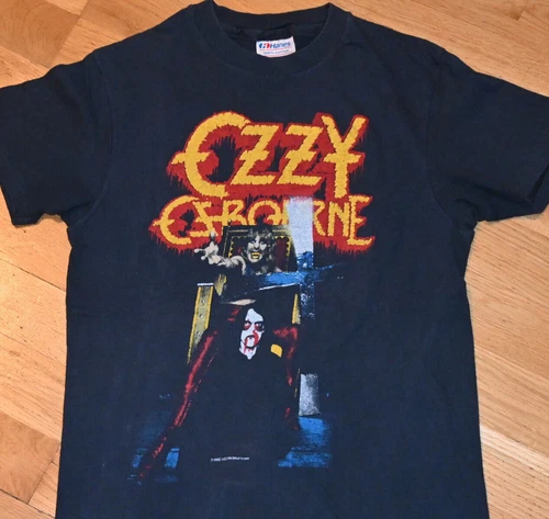 OZZY OSBOURNE Rare concert tour tee shirt S 70' 1980s vintage concert t-shirt, vintage, single stitch, B+ condition