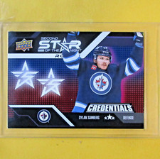 DYLAN SAMBERG 2022-23 Upper Deck Credentials 2nd.Star of the Night #2SR7  Jets