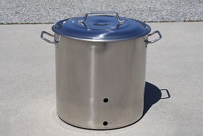 CONCORD Stainless Steel Home Brew Kettle Brewing Stock Pot Beer w/ Precut Holes