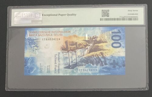 Switzerland, 100 Franken, 2019, UNC, p77Aa - Picture 2 of 2