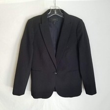 J Crew Parke Womens Black Textured Work Office Workwear Blazer Jacket Size 6