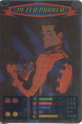 Spiderman Heroes And Villains Card #105 Peter Parker Foil