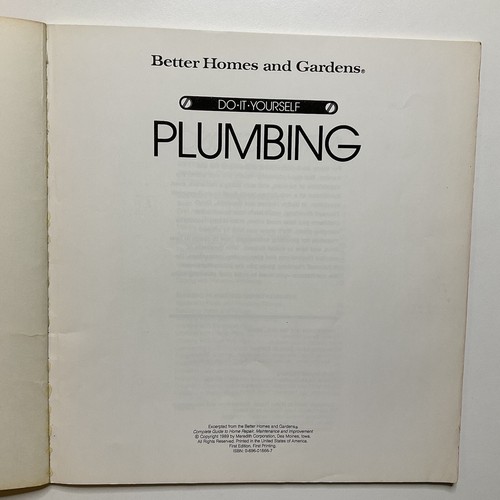 4 Handymans Books Bundle - Plumbing Walls Floors Ceilings Tile - Picture 3 of 13