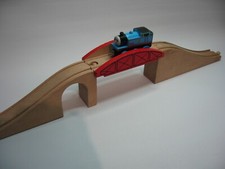 WOODEN 3  PART BRIDGE  for Wooden Train Track Set (  Fits Brio Thomas ) FY03
