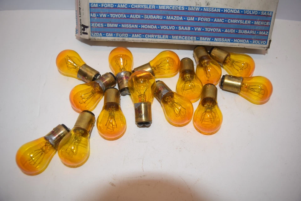 14x NOS Wagner 2357NA Ámbar 12V Bombillas - C68 Foto 2 de 2