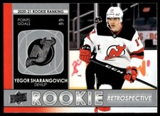 Yegor Sharangovich 2021-22 Upper Deck Rookie Retrospective Hockey #RR-5 New