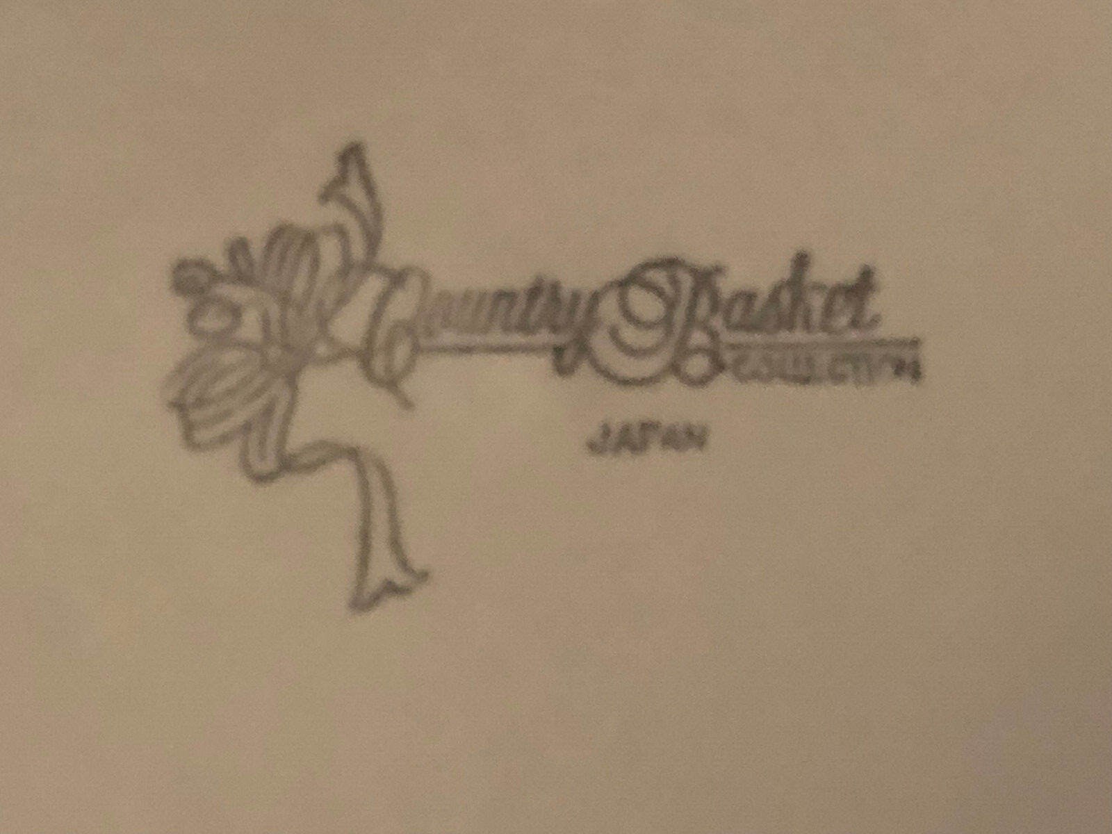 Country Basket Collection Japan Stoneware Blue Pink 8" SALAD PLATE eBay