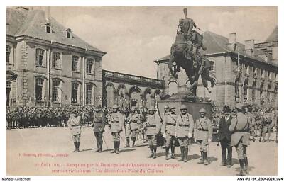 ANVP1-0013-54 - NANCY - reception par la municipalité de lunéville de ses tr