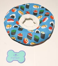 Pupteck Cat Recovery Collar Surgery Stuffed Padded Injury Protection Anti Lick